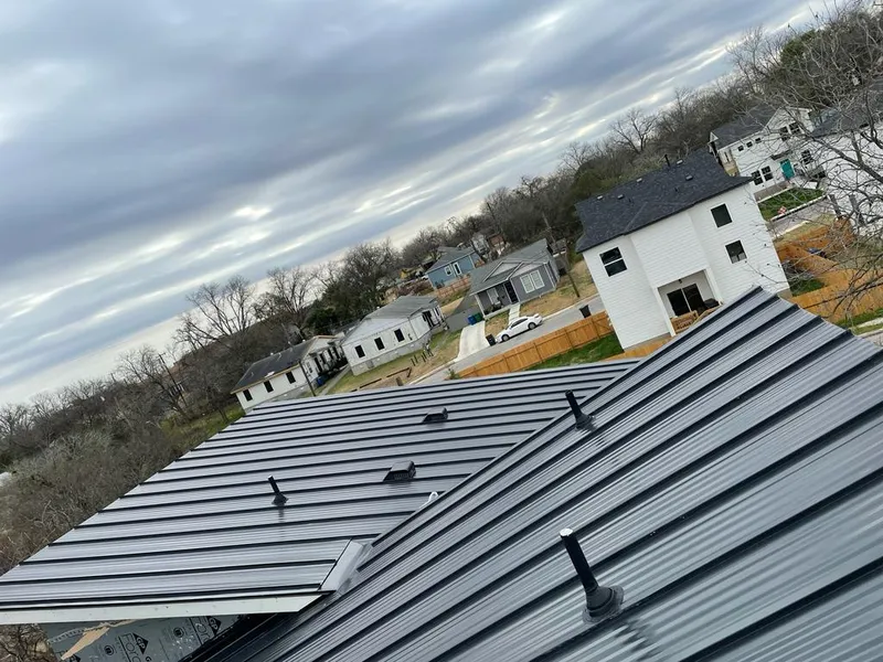 Standing seam metal roof panels with vents for Skylight Repair in Ville Platte